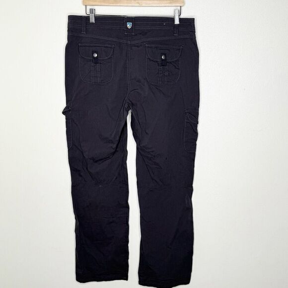Kühl Cotton Gray Roll Up Cargo Hiking Pants - Women’s US 16 - Picture 2 of 10
